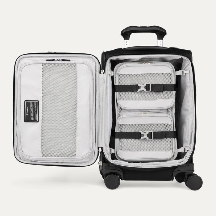 Interior Versapack+ Carry-on Spinner in Black