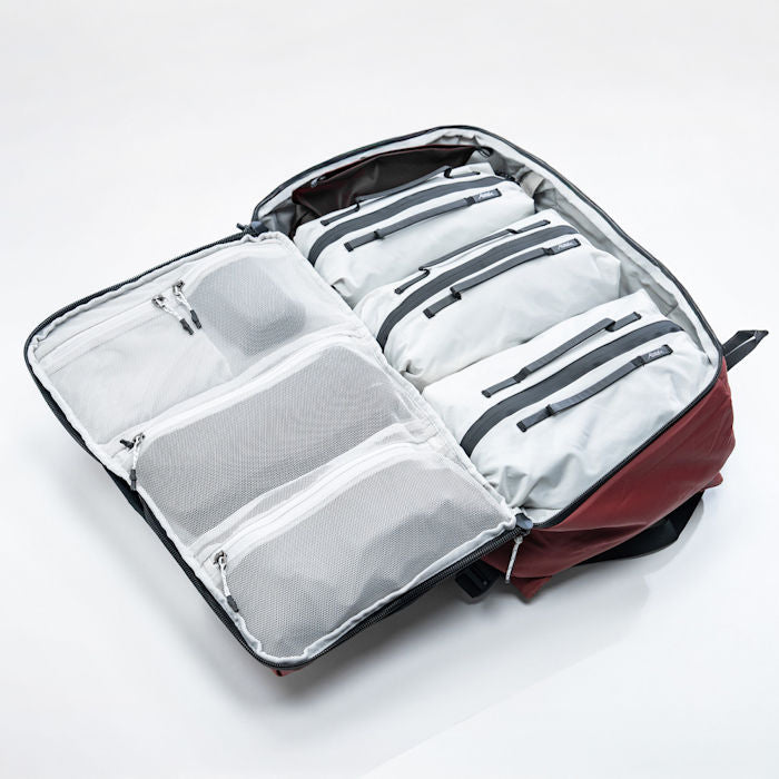 Globerider35 Travel Backpack Garnet interior