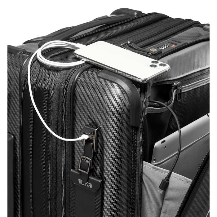 Continental Front Pocket Expandable 4 Wheeled Carry-On