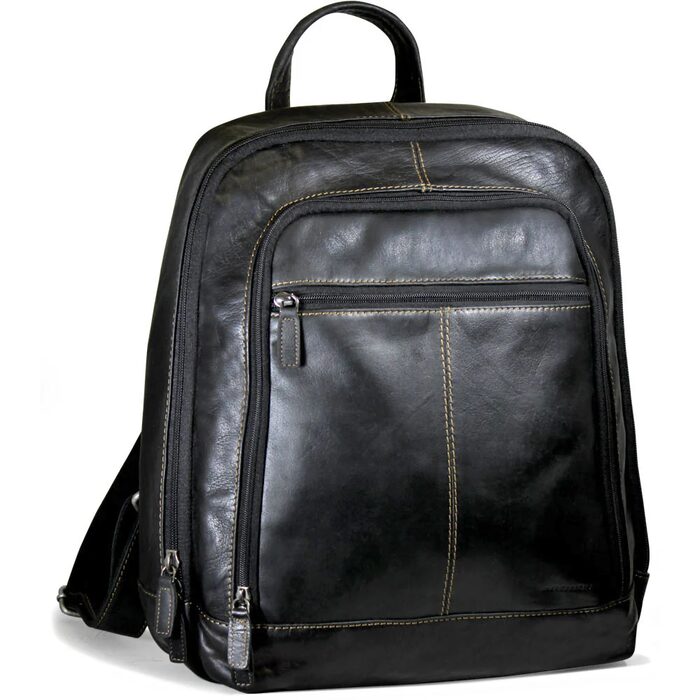 Voyager Leather Laptop Backpack