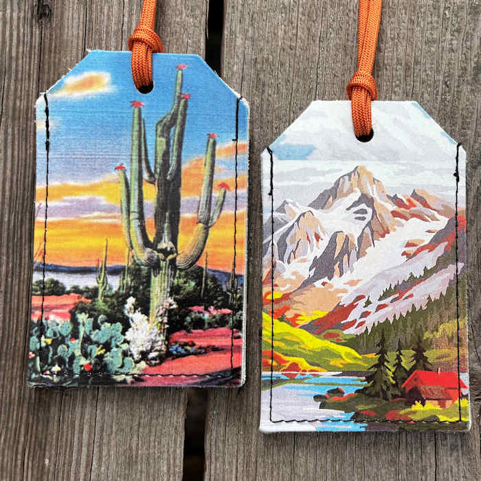 Backerton Leather Luggage Tags