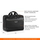 @Work Large Expandable Briefcase