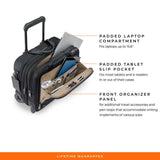 @Work Medium 2-Wheel Expandable Briefcase