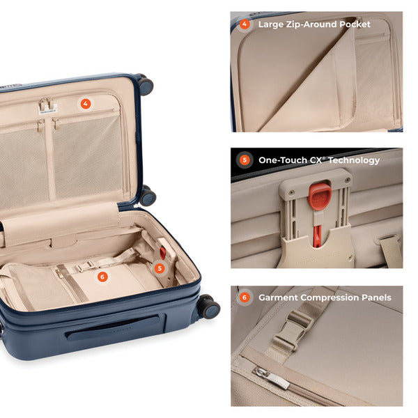 Sympatico 3.0 Global 21" Carry-on Expandable Spinner