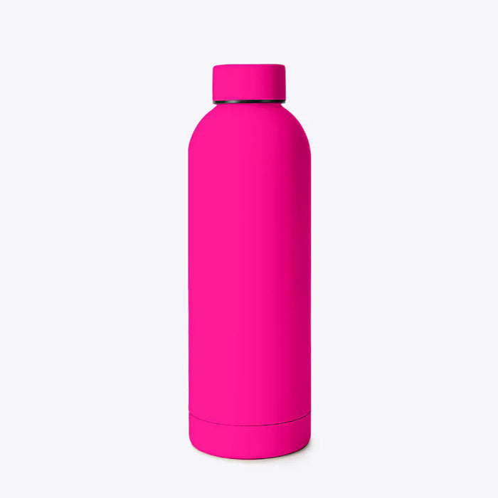 NOBL Travel Stainless Steel Water Bottle in Hot Pink