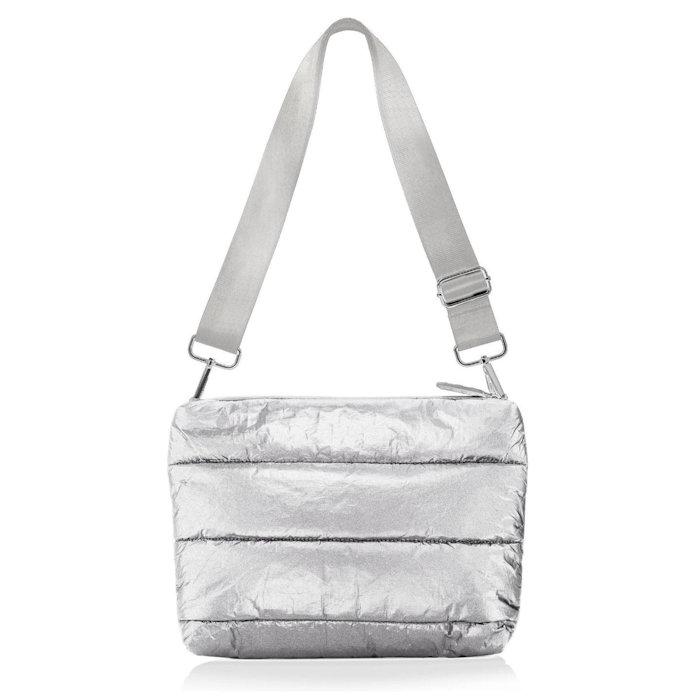 Puffer Purse Silver