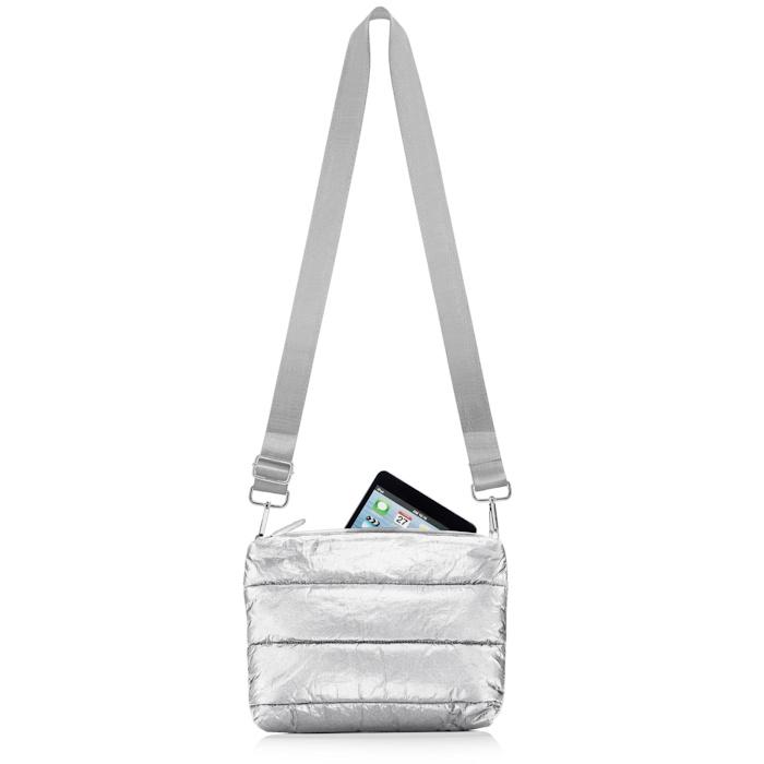 Puffer Purse Silver