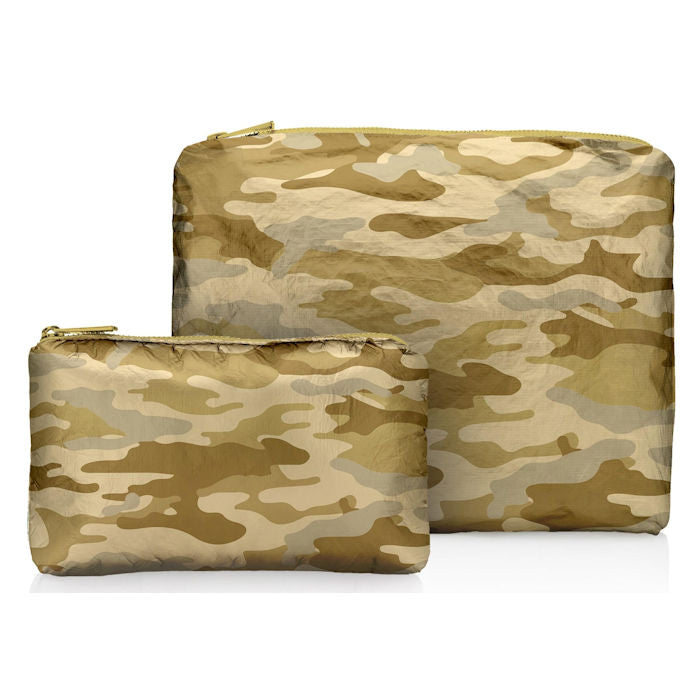 Gold Camo Zipper Pack