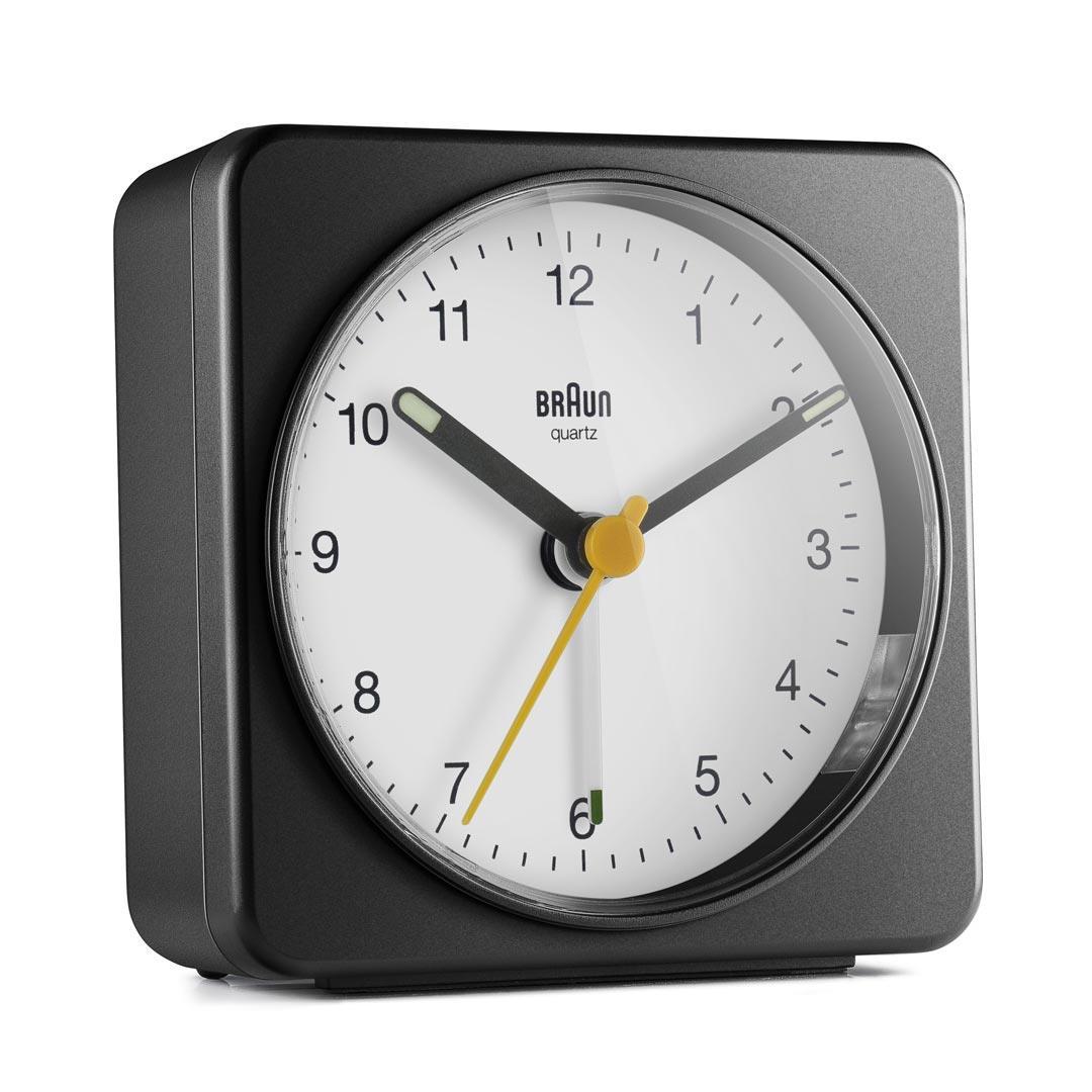 Classic Analogue Square Alarm Clock